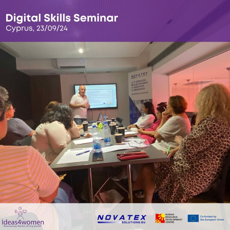 Seminar In Cyprus About Digital Skills